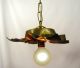 Pendant Cast Brass Hammered Vintage Antique Lamp Shade Re Purpose Custom Design Chandeliers, Fixtures, Sconces photo 4