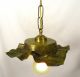 Pendant Cast Brass Hammered Vintage Antique Lamp Shade Re Purpose Custom Design Chandeliers, Fixtures, Sconces photo 5