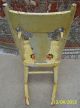 Vintage Childrens Rocking Chair - Flowers Hand Painted Post-1950 photo 3