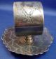 Figural Napkin Ring Scalloped Leaf - Silver Plate - Victorian - Toronto Sp Co. Napkin Rings & Clips photo 2