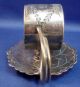Figural Napkin Ring Scalloped Leaf - Silver Plate - Victorian - Toronto Sp Co. Napkin Rings & Clips photo 4
