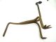 Antique Wrought Iron Metal Claw Foot Serpent Snake Reptile Fireplace Andirons Nr Fireplaces & Mantels photo 4