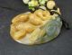 100% Natural Hand - Carved Old Hetian Jade Pendant Jadeite Necklace Peanut 575 Necklaces & Pendants photo 9