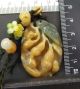 100% Natural Hand - Carved Old Hetian Jade Pendant Jadeite Necklace Peanut 575 Necklaces & Pendants photo 5
