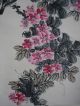 Vintage Chinese Hand Painted Scroll With Mynas & Spring Flowers Paintings & Scrolls photo 3