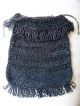 Antique Crochet Iridescent Black Silver Chain Drawstring Art Deco Flapper Purse Art Deco photo 11