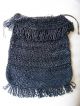 Antique Crochet Iridescent Black Silver Chain Drawstring Art Deco Flapper Purse Art Deco photo 11