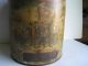 Antique 1800 General Store Tin Pepper Spice Bin Litho Columbus In America Indian Metalware photo 2