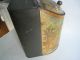 Antique 1800 General Store Tin Pepper Spice Bin Litho Columbus In America Indian Metalware photo 8