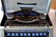 Typewriter Tom Thumb Child ' S Typewriter Vintage Blue With Case Typewriters photo 1