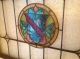 Vintage Stained Glass Church Window From Church In New York City 33.  5x43.  5 1900-1940 photo 2