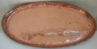 Hugh Wallis Copper Tray: Antiques Periods/ Styles Arts & Crafts Movement. photo
