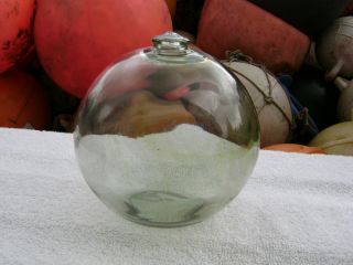 6 Inch Rare Lt Green Northwest Glass Company Glass Float Ball (414) photo