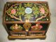 1920s Vintage Old Rare Indian Mughal King And Queen Hand Painted Jewellery Box Middle East photo 1