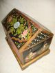 1920s Vintage Old Rare Indian Mughal King And Queen Hand Painted Jewellery Box Middle East photo 2