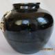 Chinese Yuan Dynasty Black Glazed Pot With Reign Mark Vases photo 2