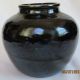 Chinese Yuan Dynasty Black Glazed Pot With Reign Mark Vases photo 3