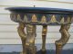 49829 Pair Figural Marble Top Lamp Table Stand S Post-1950 photo 2