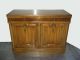 Vintage Mid Century Modern Solid Wood Entry Table Server Credenza Post-1950 photo 1