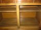 Vintage Mid Century Modern Solid Wood Entry Table Server Credenza Post-1950 photo 2