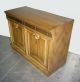 Vintage Mid Century Modern Solid Wood Entry Table Server Credenza Post-1950 photo 3