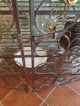 Spectacular Antique Large Two Door Scrolled Iron Baker ' S Rack / Cabinet 1900-1950 photo 10