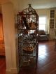 Spectacular Antique Large Two Door Scrolled Iron Baker ' S Rack / Cabinet 1900-1950 photo 2