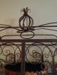 Spectacular Antique Large Two Door Scrolled Iron Baker ' S Rack / Cabinet 1900-1950 photo 4
