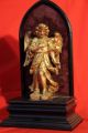 Rare Antique Gothic 17th Century Carved Gilt Angels Statues Sculptures Science & Medicine (Pre-1930) photo 2