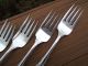 4 Towle Supreme Baroness Salad Pastry Forks Vg 1988 S96 Towle photo 3
