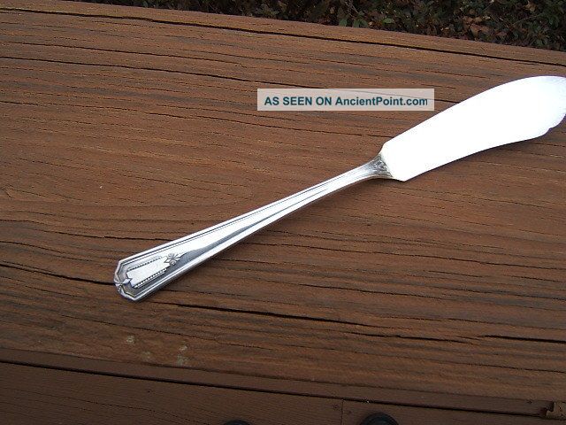 Shelton Silverplate Master Butter Knife Ssv2 Deco V54 Other photo