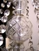 1920s Quality Cut Crystal Murano Diamond Cut Beads Chandelier Fixture Chandeliers, Fixtures, Sconces photo 5
