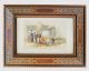 1856.  Antique Marquetry Frames With David Roberts ' Romantic Arabian Engraves Victorian photo 4