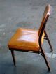 Vintage Retro 1960s Yellow / Orange Vinyl Steel Office Industrial Tanker Chair Post-1950 photo 3