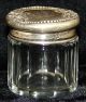 Antique International Sterling Silver Lidded Jar Artnouveau Roses La Pierre Mfg. Boxes photo 3