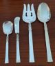 1955 Oneida Nobility Wind Song Silver Plate Flatware Serving Pieces Set Of 4 Oneida/Wm. A. Rogers photo 1