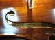 Old Italian Violin Labelled And Stamped: Giuseppe Ornati 1921 String photo 7