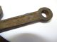 Antique Old Pat 1870s Metal Cast Iron Mystery Door Chest Handle Latch Hardware Door Knobs & Handles photo 8