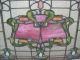 Old Art Nouveau Stained Leaded Glass Window In Orig.  Frame Circa 1907 Rudy Bros? 1900-1940 photo 1