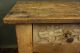 A Fantasic Little Primitive Carved Wooden Accent Side Table Antique Wood Table Primitives photo 4