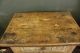 A Fantasic Little Primitive Carved Wooden Accent Side Table Antique Wood Table Primitives photo 5