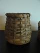 2 Great Primitive Style Handcrafted Baskets Primitives photo 2