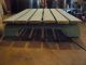 Old Blue Farmhouse Table Raiser Bench Primitives photo 3