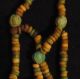 Authentic Ancient Egyptian Mummy Bead Necklace W/modern Sterling Centerpiece Egyptian photo 4