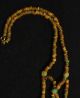 Authentic Ancient Egyptian Mummy Bead Necklace W/modern Sterling Centerpiece Egyptian photo 5