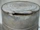 Antique 60year Old Galvanized Steel Wash Tub Ex.  Historic Winery Rustic Planter Primitives photo 2