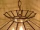 Vtg.  Large Solid Brass Beveled Glass Pendent Chandelier 1960s Quality Fixture Chandeliers, Fixtures, Sconces photo 8