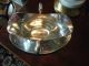 Pre 1958 Lawrence Smith Co Silver Hvy 2 Handle Sauce Boat & Underplate Boston Dishes & Coasters photo 7