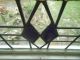 172s Double Diamond Leaded Stained Glass Window From England 1900-1940 photo 4
