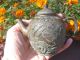 Chinese Antique Bronze Tea Pot,  龙凤呈祥 金童玉女 Qing Dynasty (1644 - 1912) Pots photo 2
